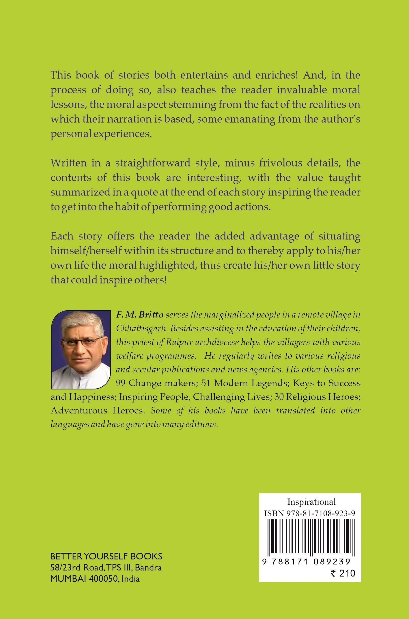 51 Inspirational Stories 2025 back cover