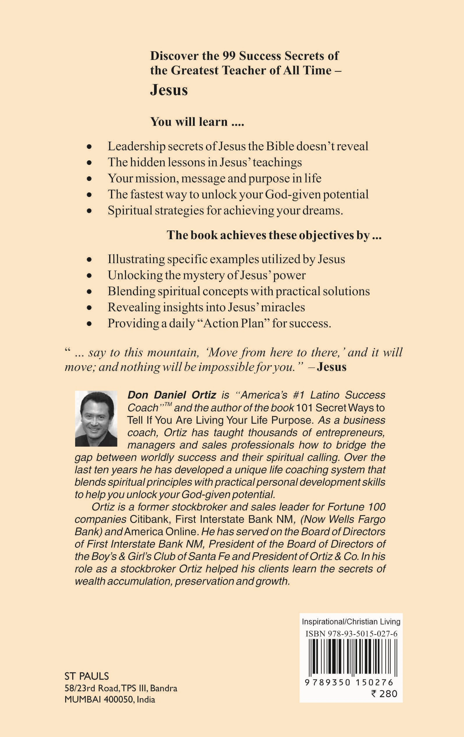 99 Success Secrets of Jesus_2025 back cover