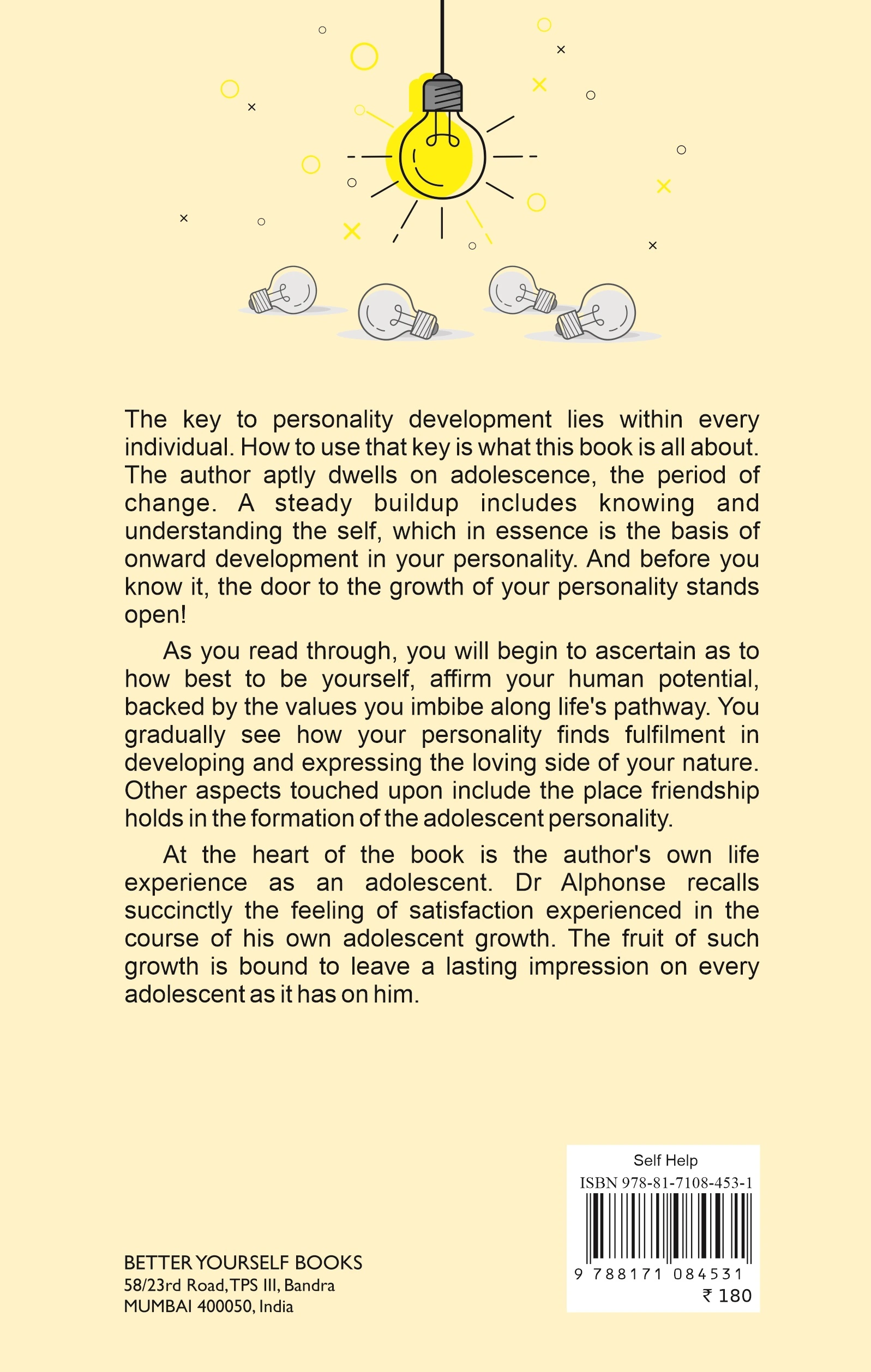 Developing the adolescent personality 2026 back cover