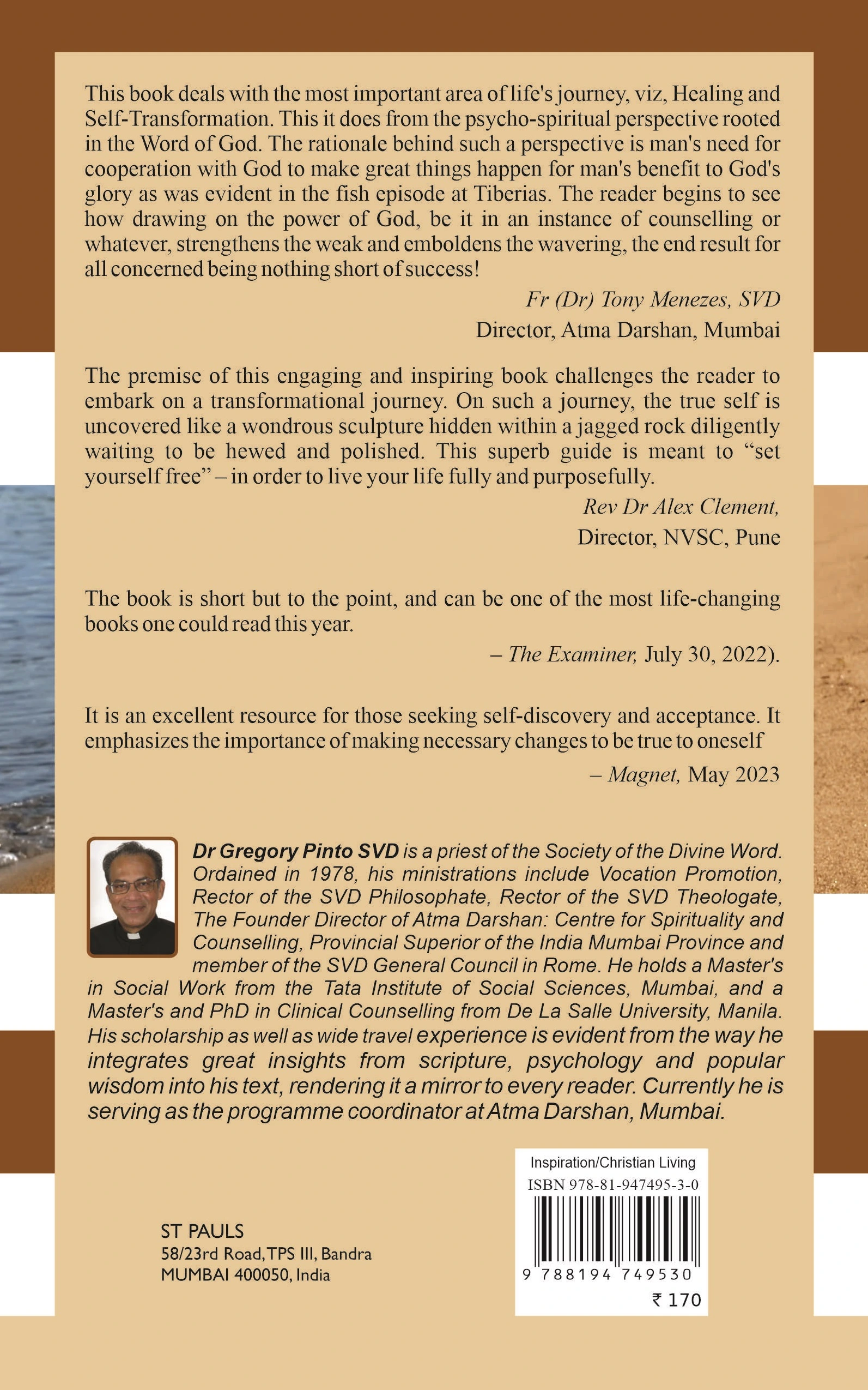 Journeying into Healing and Self-Transformation back cover