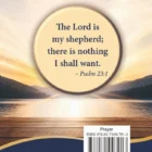 Psalm Prayers for you back cover