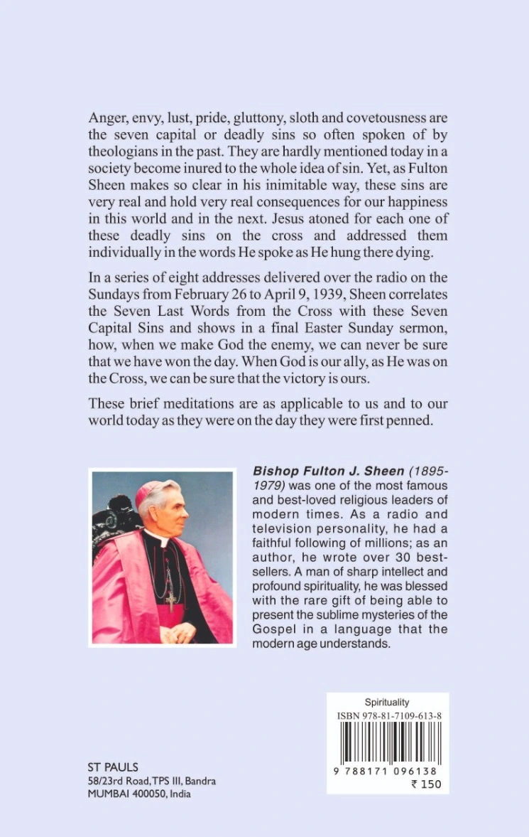 The Seven Capital Sins back cover