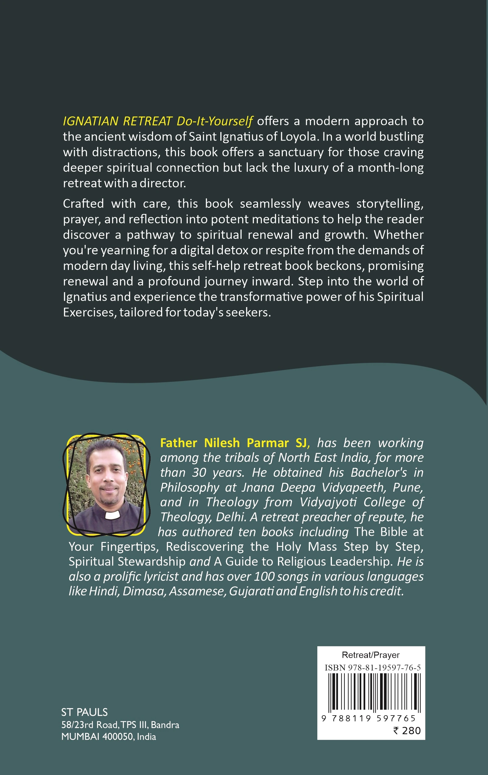Ignatian Retreat back cover