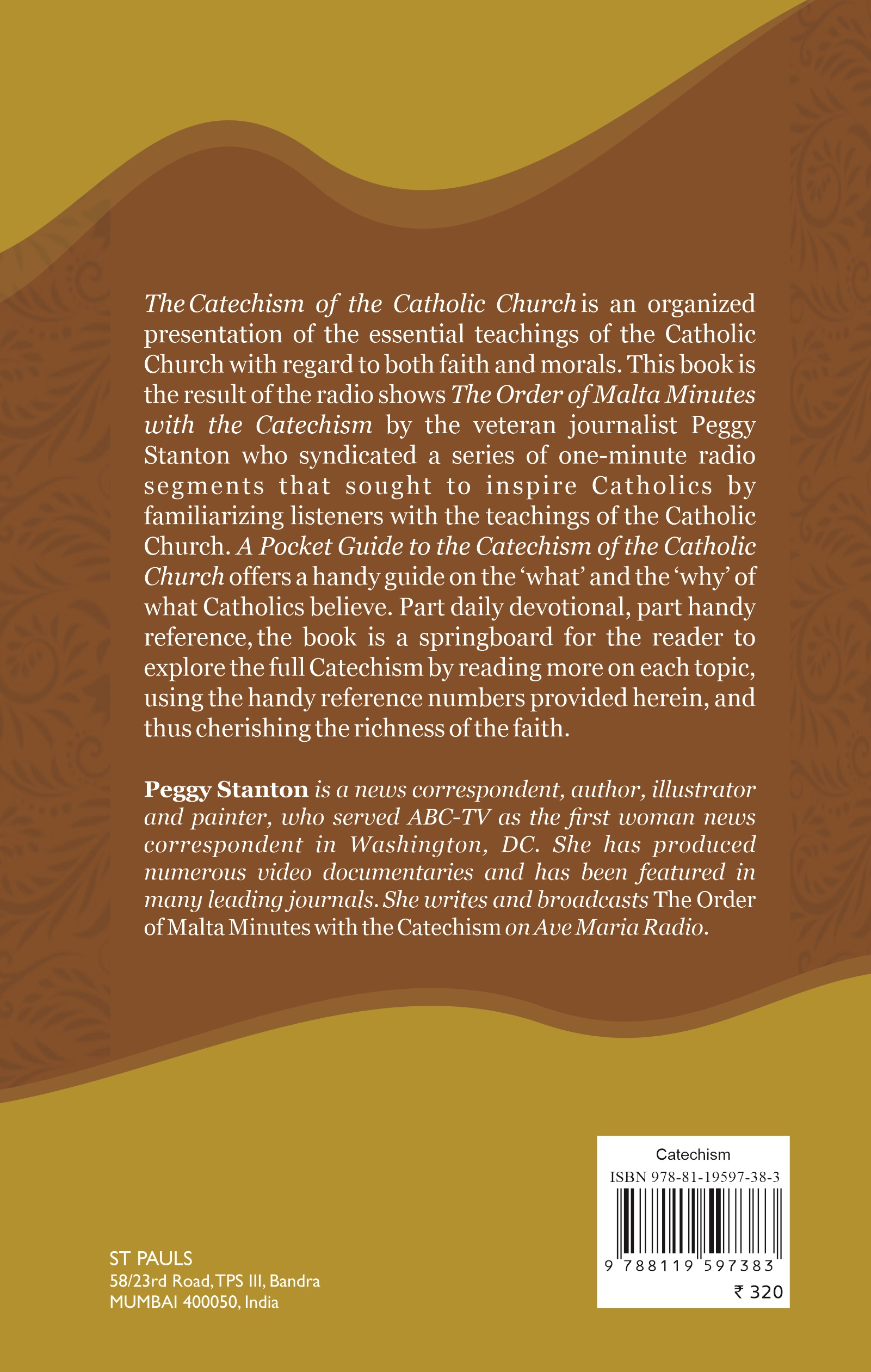 A Pocket Guide to the Catechism of the Catholic Church back cover