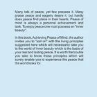 Achieving Peace of Mind back cover