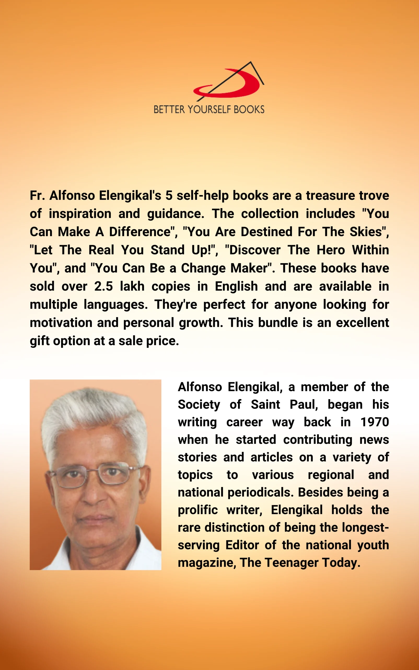 Fr Alfonso Elengikal Back Cover