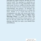 Practical Tips to make your marriage work back cover